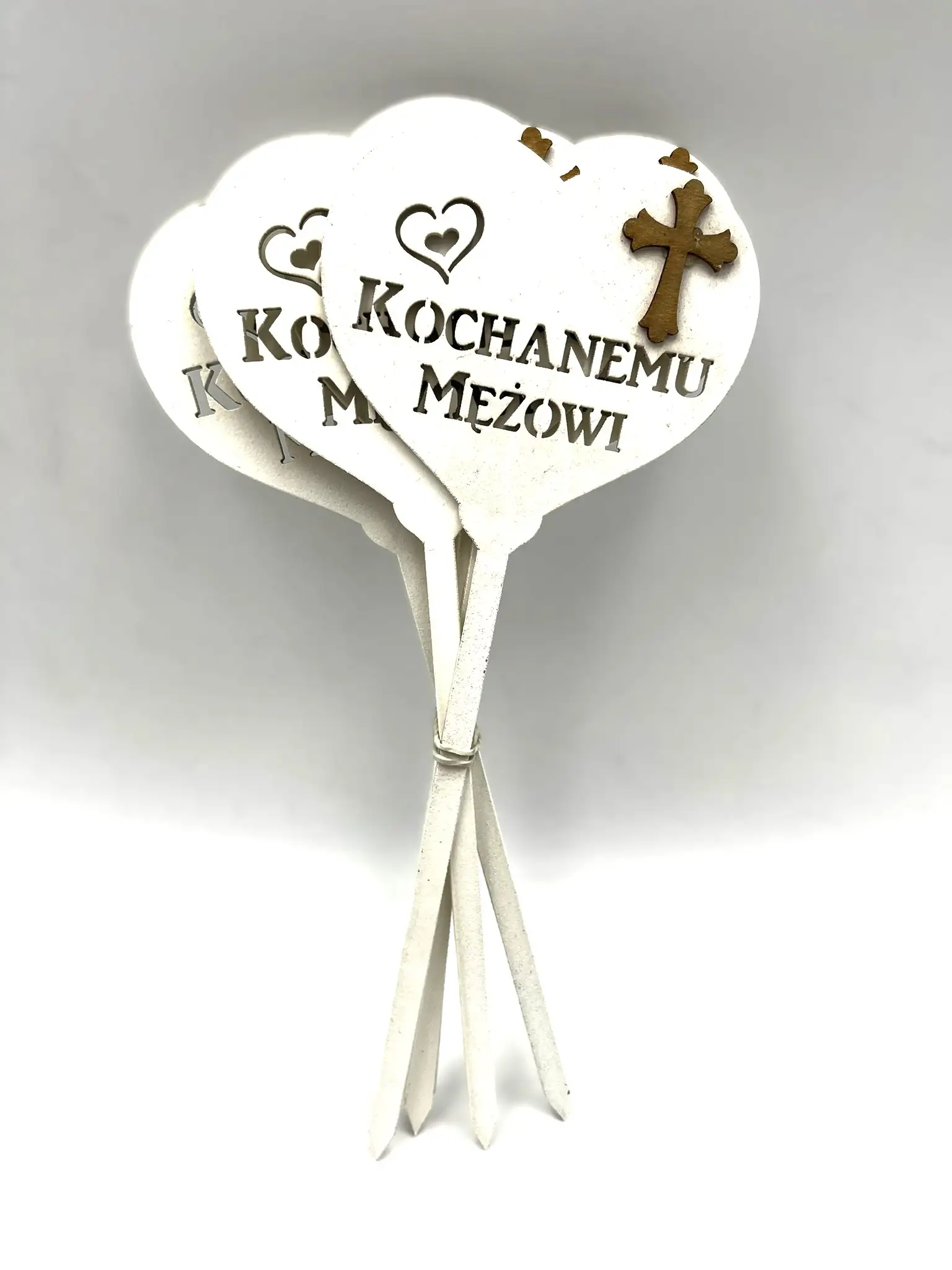 serce na piku  6szt. KOCHANEMU MĘŻOWI