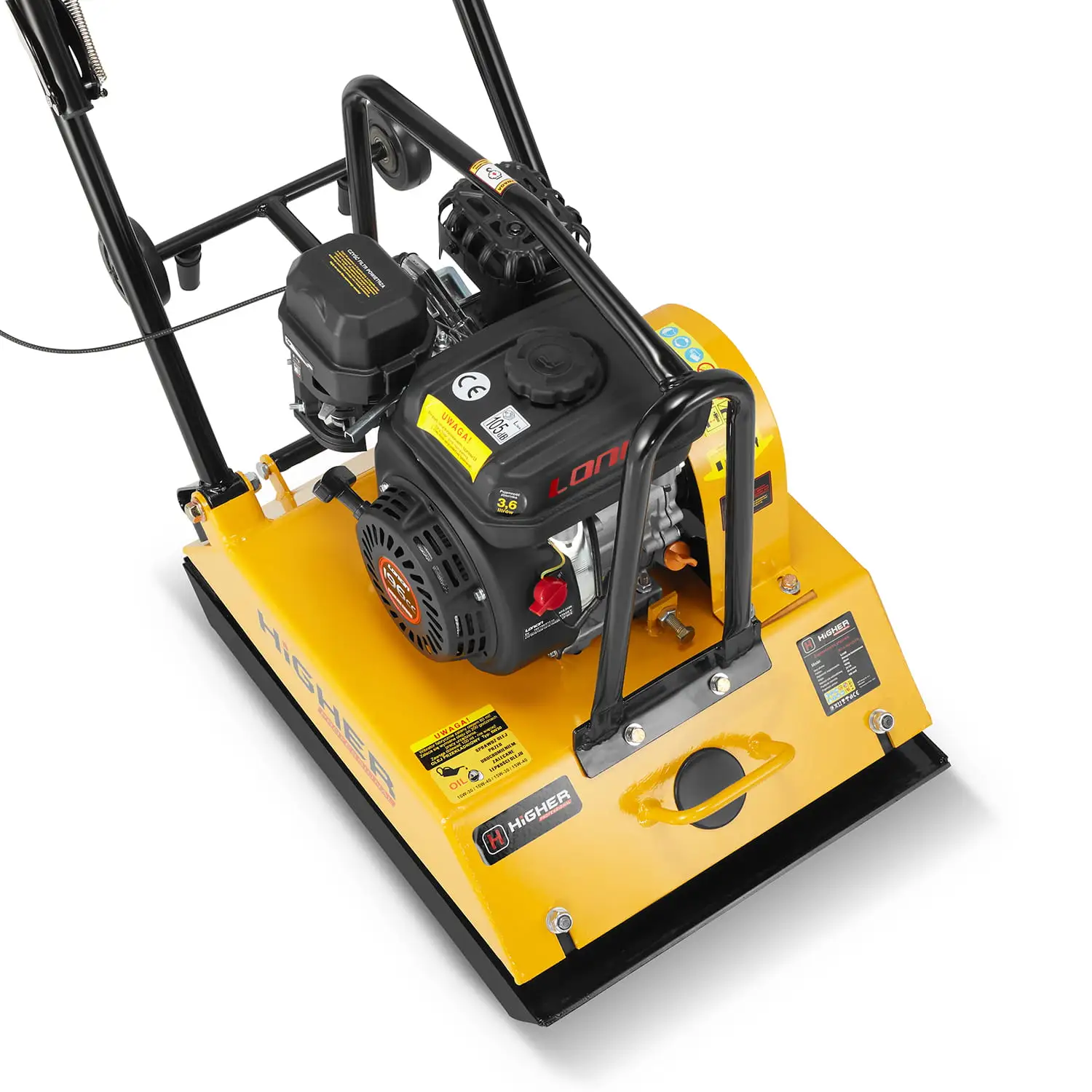 Zagęszczarka spalinowa ubijak gruntu HIGHER 100kg LONCIN 6,5KM — 8
