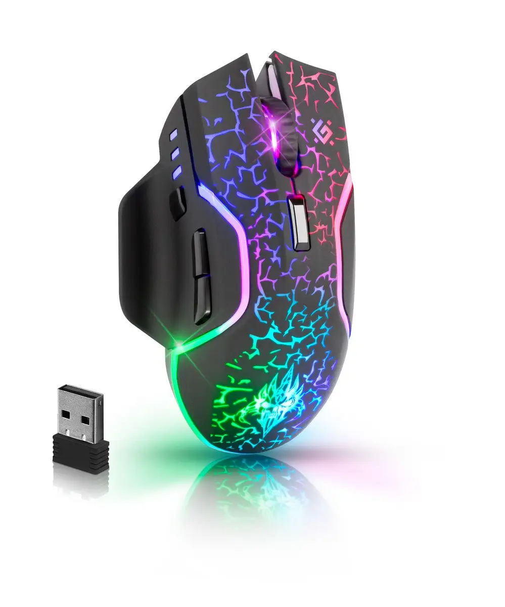 MYSZ DEFENDER GM-067 ONESHOT OPTIC RF RGB 3200dpi 7P — 8