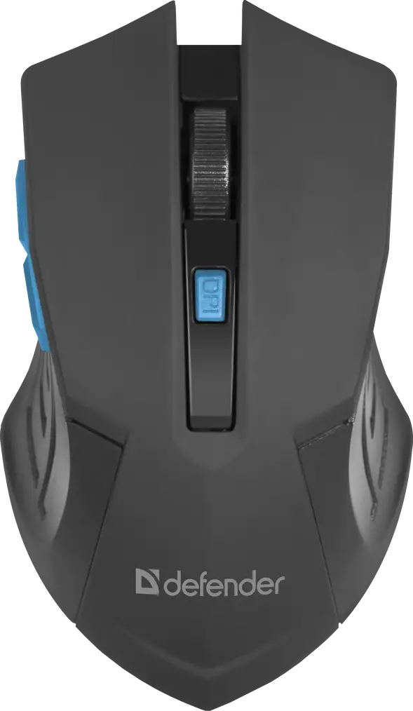 MYSZ DEFENDER ACCURA MM-275 RF CZARNO-NIEBIESKA OPTICAL 1600DPI 6P