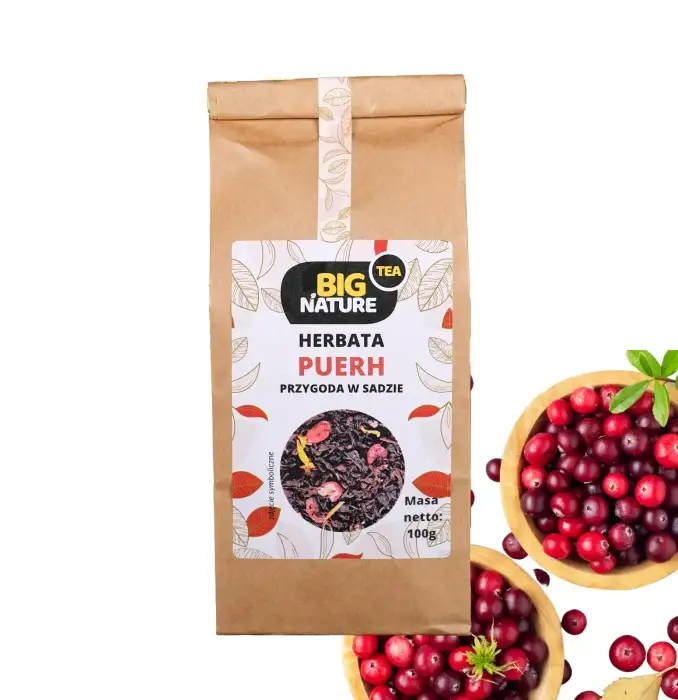 Herbata PUERH PRZYGODA W SADZIE 100g - BIG NATURE