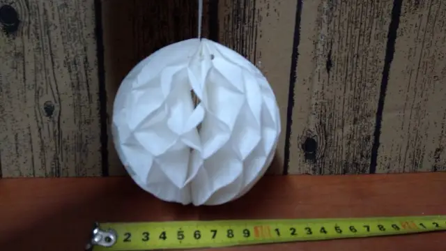 kula papierowa 10cm BIAŁA TG34873-1