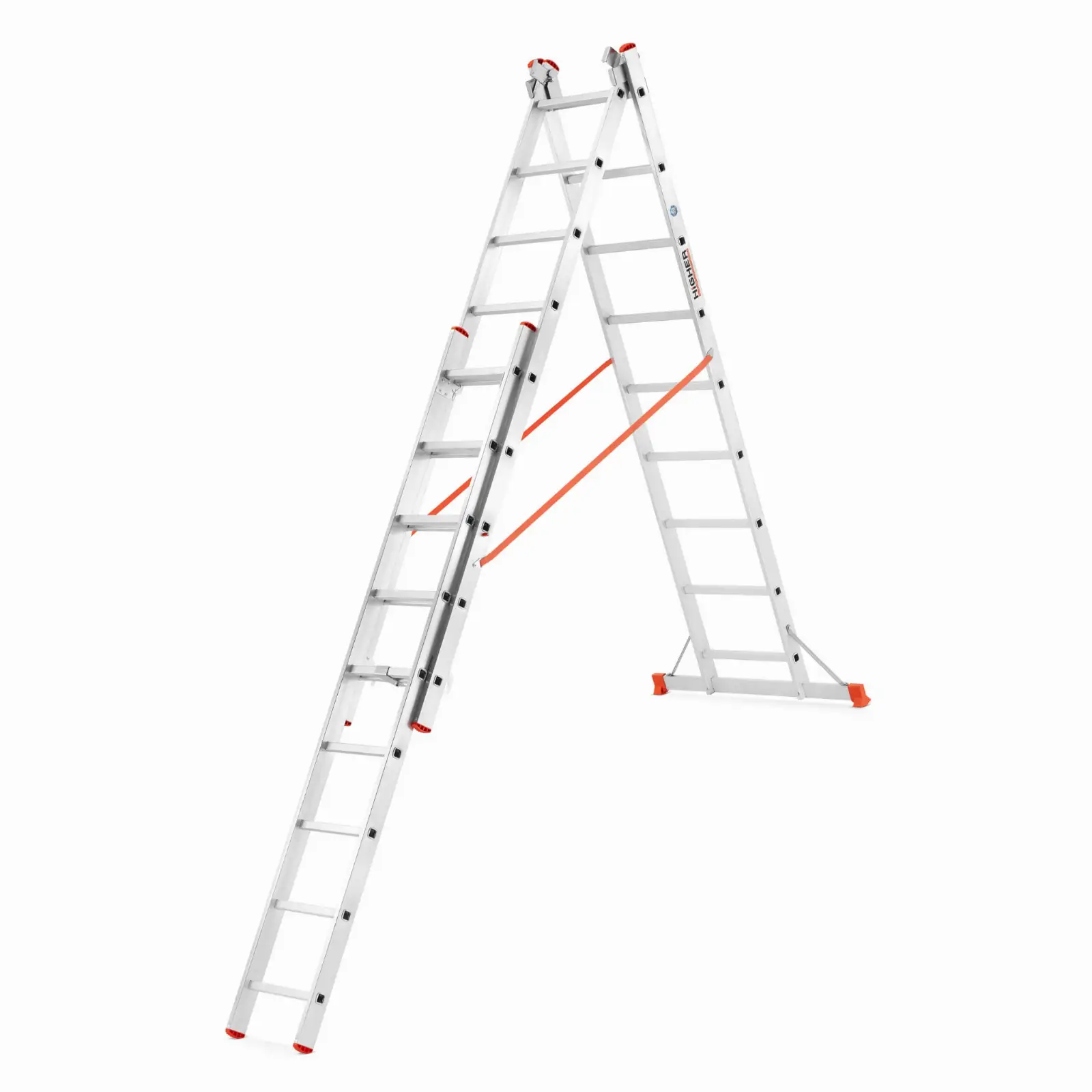 Drabina aluminiowa profesjonalna wielofunkcyjna HIGHER 3x8 seria 73PRO — 3