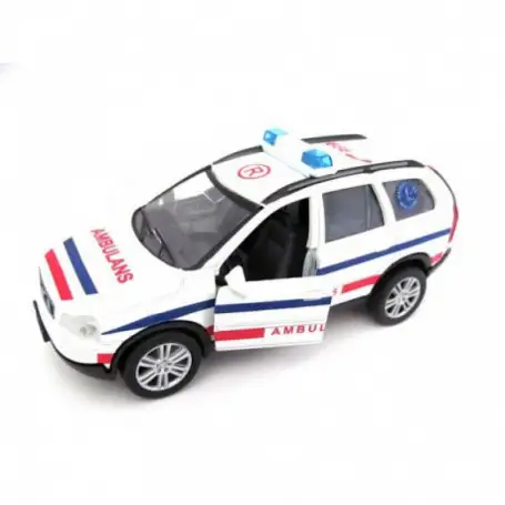 auto metalowe światło i dźwięk AMBULANS 820