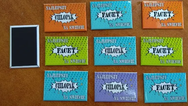 magnes 10szt CHŁOPAK / FACET