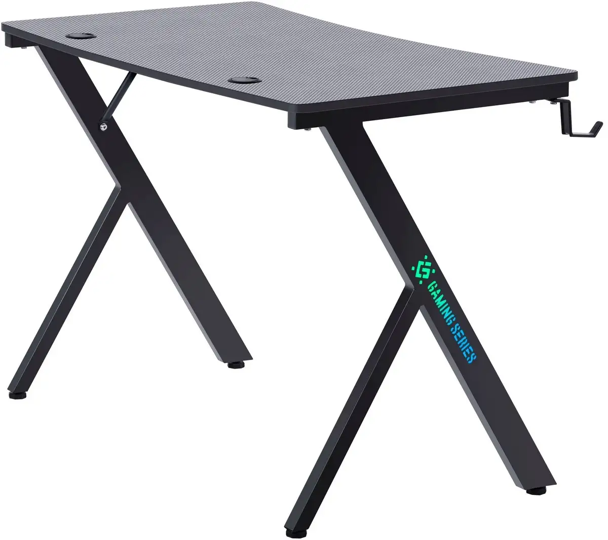BIURKO DEFENDER AROX CZARNE GAMING — 9