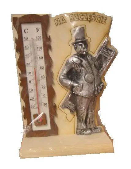 kominiarz na szczęście z termometrem   16 x 10 cm  NR.74