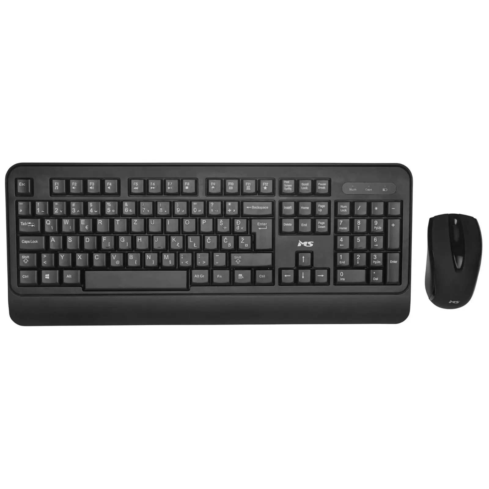 KLAWIATURA MS ALPHA M300 RF + MYSZ 1000DPI US LAYOUT — 2