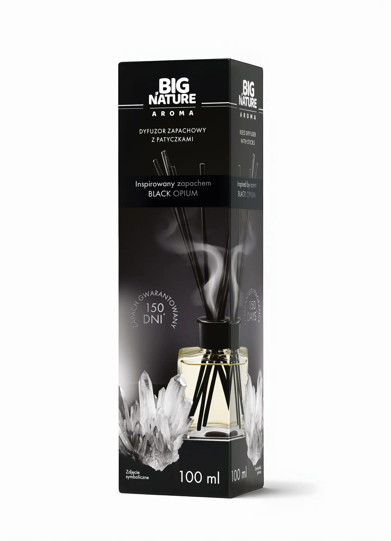 Dyfuzor Zapachowy z Patyczkami - Inspirowany Zapachem BLACK OPIUM 100ml — 3