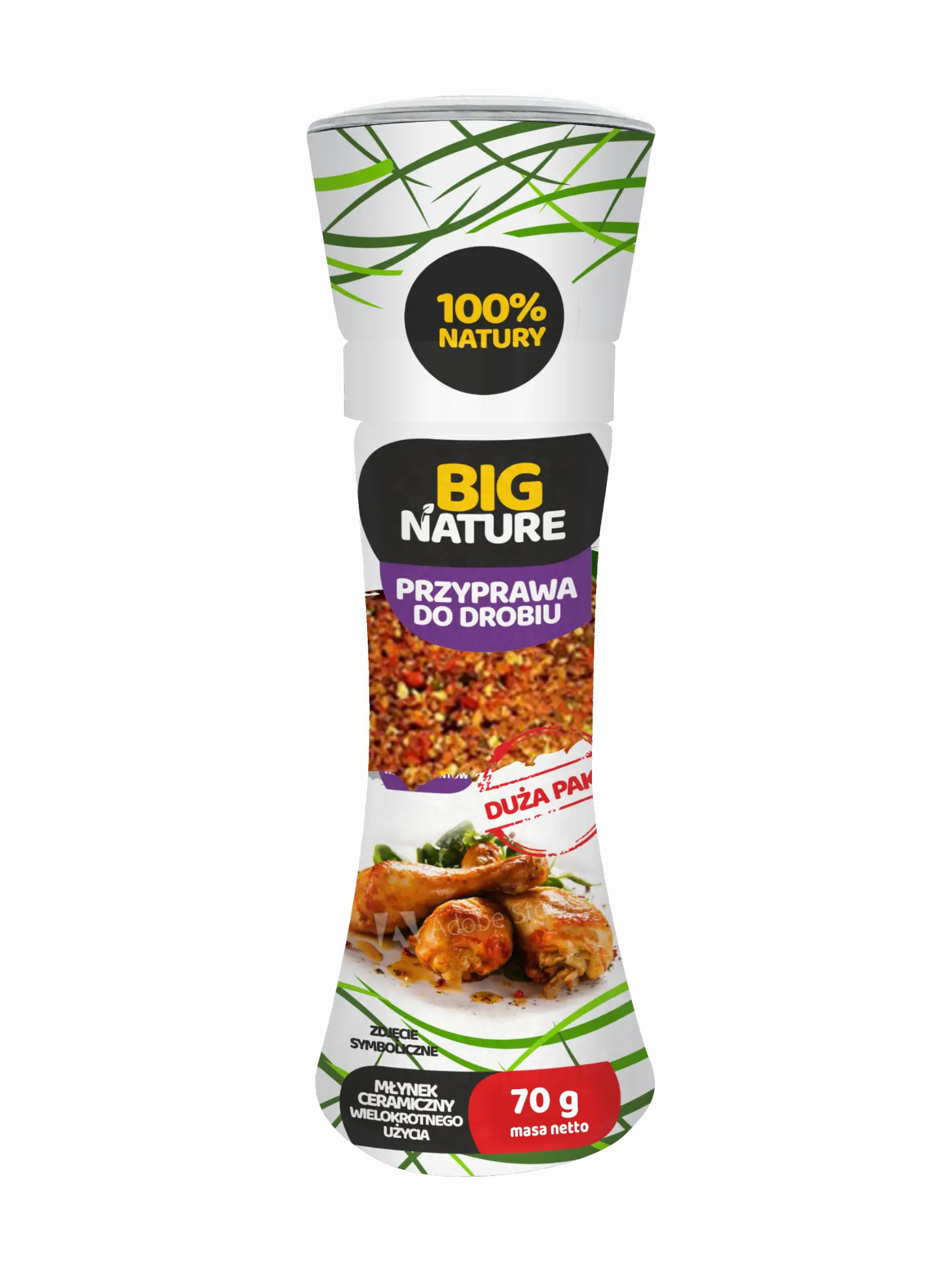 Przyprawa Do drobiu Młynek 70g Duża Paka - BIG NATURE — 2