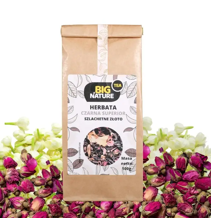 Herbata czarna SUPERIOR SZLACHETNE ZŁOTO 100g - BIG NATURE