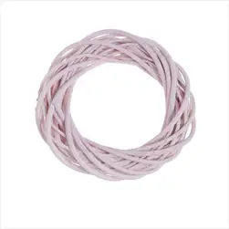 wianek wiklinowy 20cm RÓŻOWY 129CAN12545-7PK