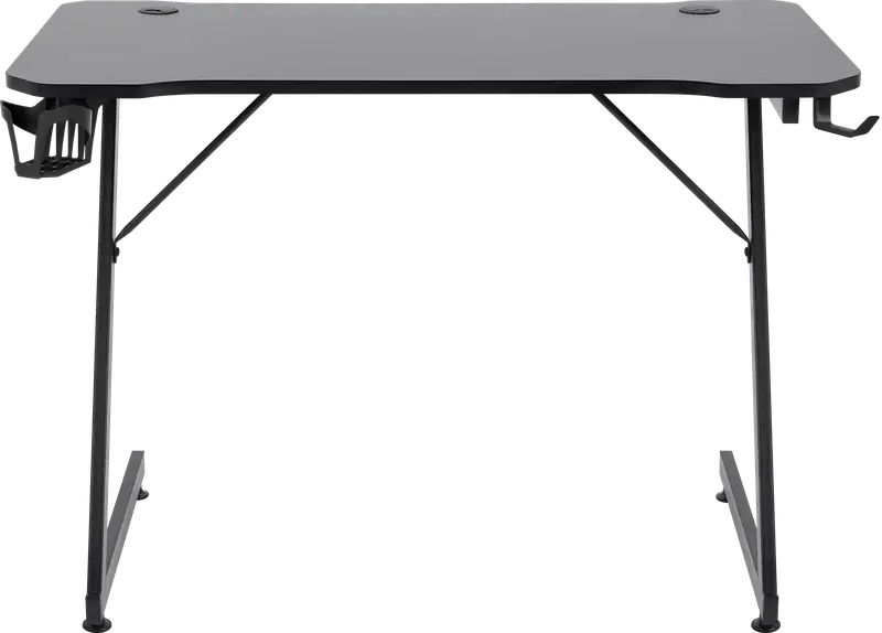 BIURKO DEFENDER BLACK SCORPION CZARNE GAMING — 9