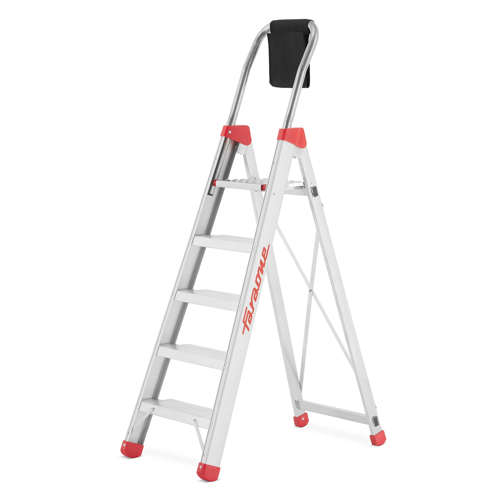 Drabina magazynowa wolnostojąca 5 stopniowa FARAONE DOMUS 5 - 3,10 m — 3