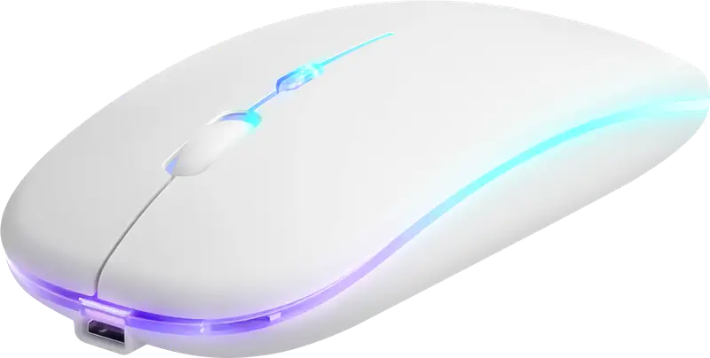 MYSZ DEFENDER TOUCH MM-997 RF+BT SILENT RGB AKU BIAŁA — 3