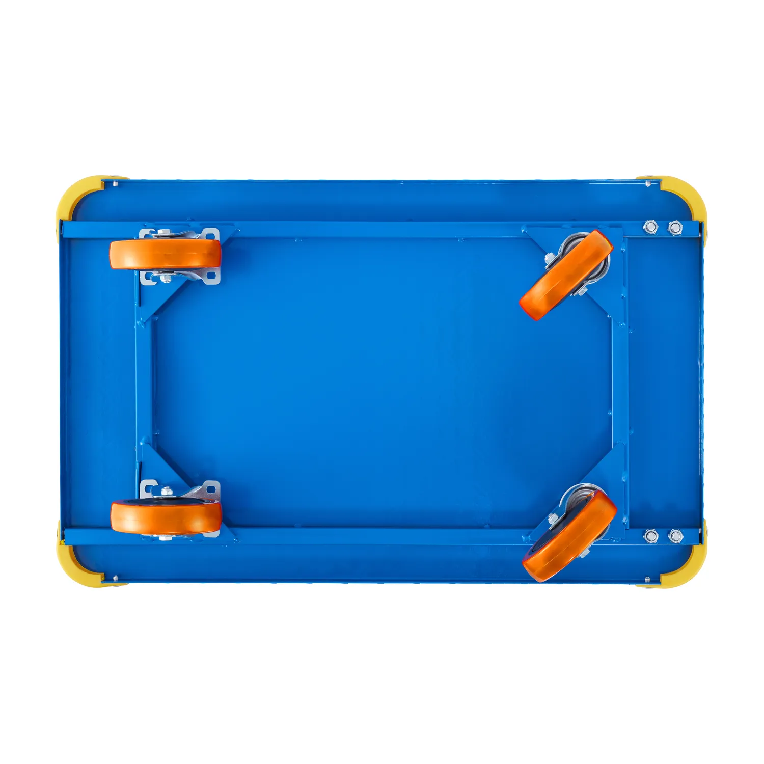 Wózek platformowy transportowy magazynowy 850 kg HIGHER pełne koła — 11