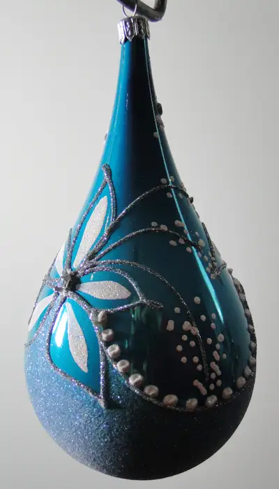 bombki 3szt. ORNAMENT ŁEZKA | DK0150