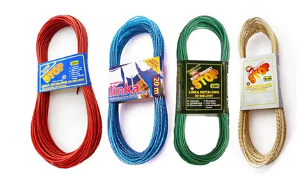 linka do bielizny stal. 15m