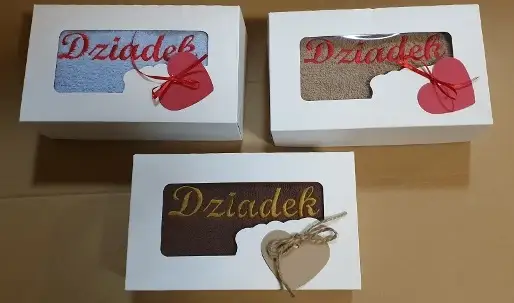 ręcznik w pudełku 50x100 DZIADEK