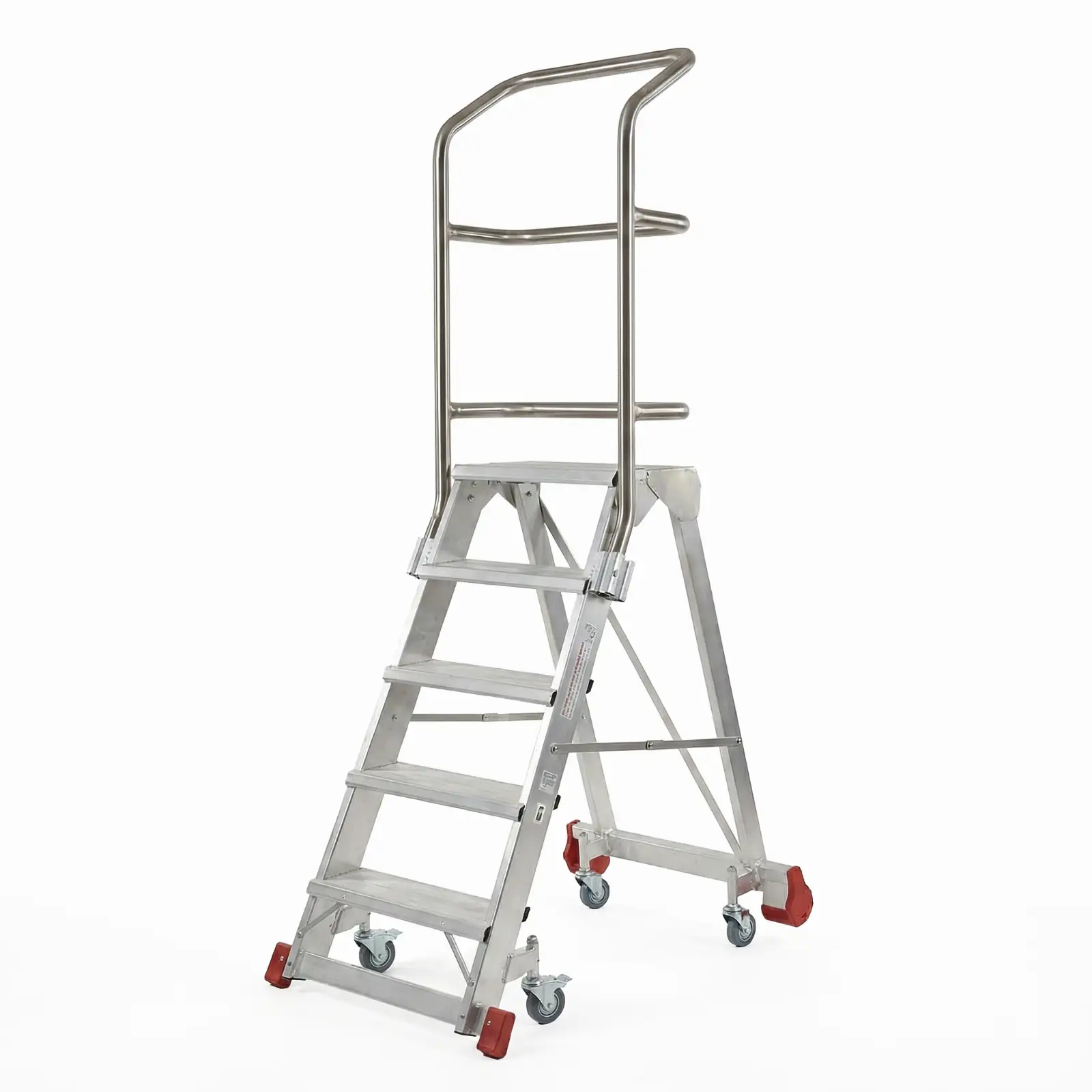 Drabina magazynowa FARAONE 5-stopniowa CM 5PR- 3,23 m