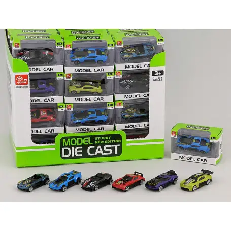 auto sportowe metalowe 1:64