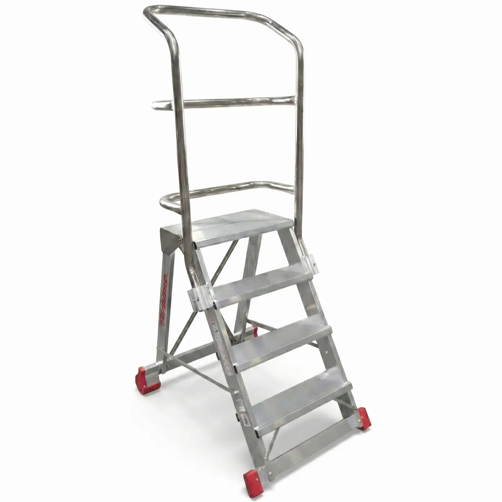 Drabina magazynowa FARAONE 4-stopniowa CM 4P - 2,98 m — 5