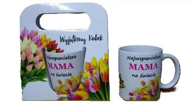 kubek w torebce Najwspanialsza Mama na świecie 300 ml