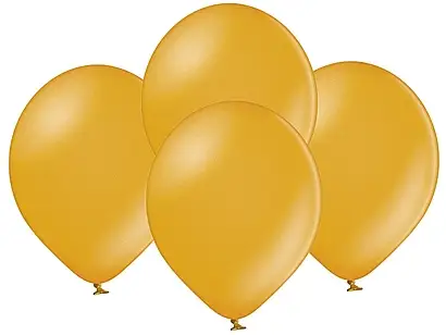 Balony metallic 30cm złote (B 105 golden) 50szt.  89-44