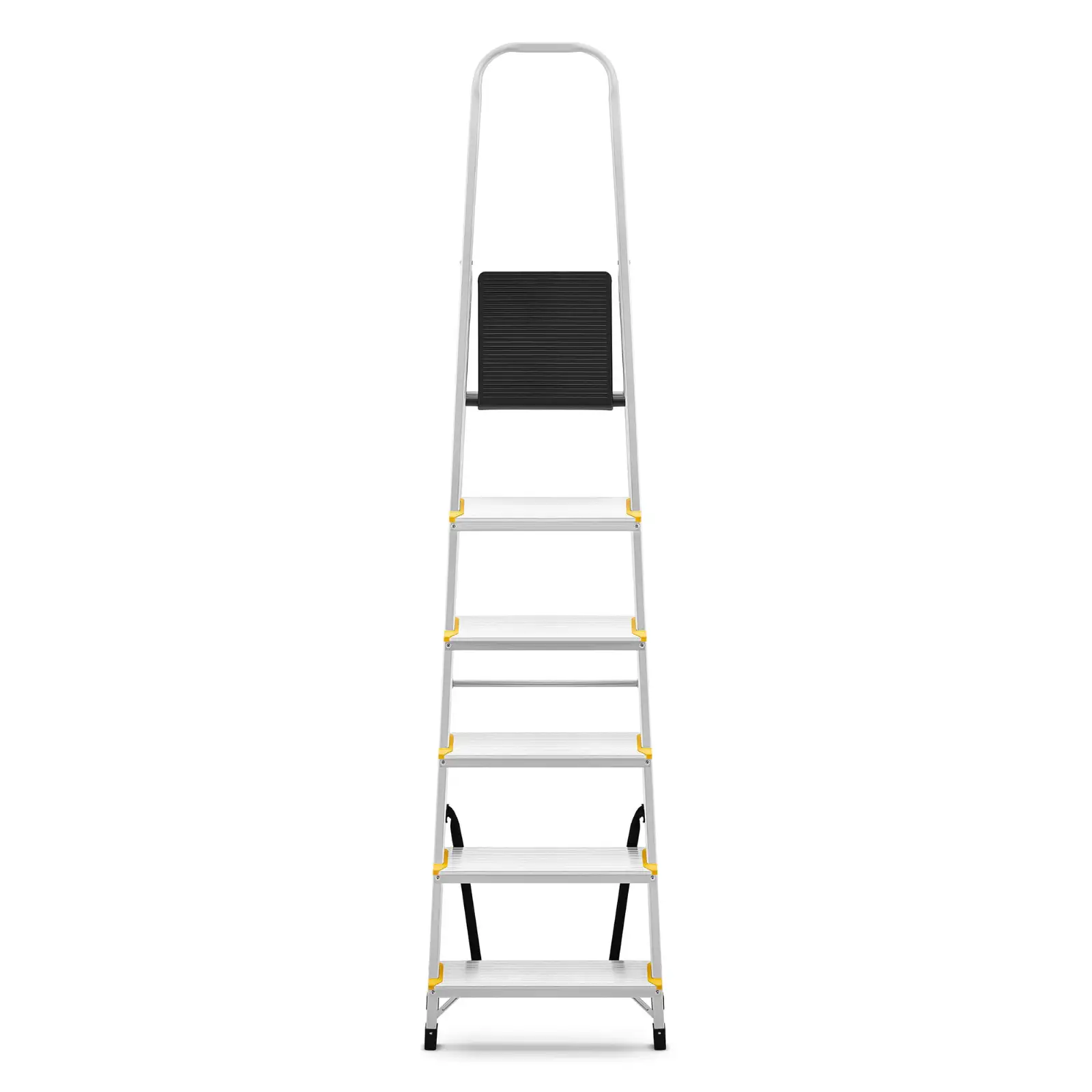 Drabina aluminiowa domowa jednostronna schodki do domu HIGHER 6 stopni 125 kg — 12
