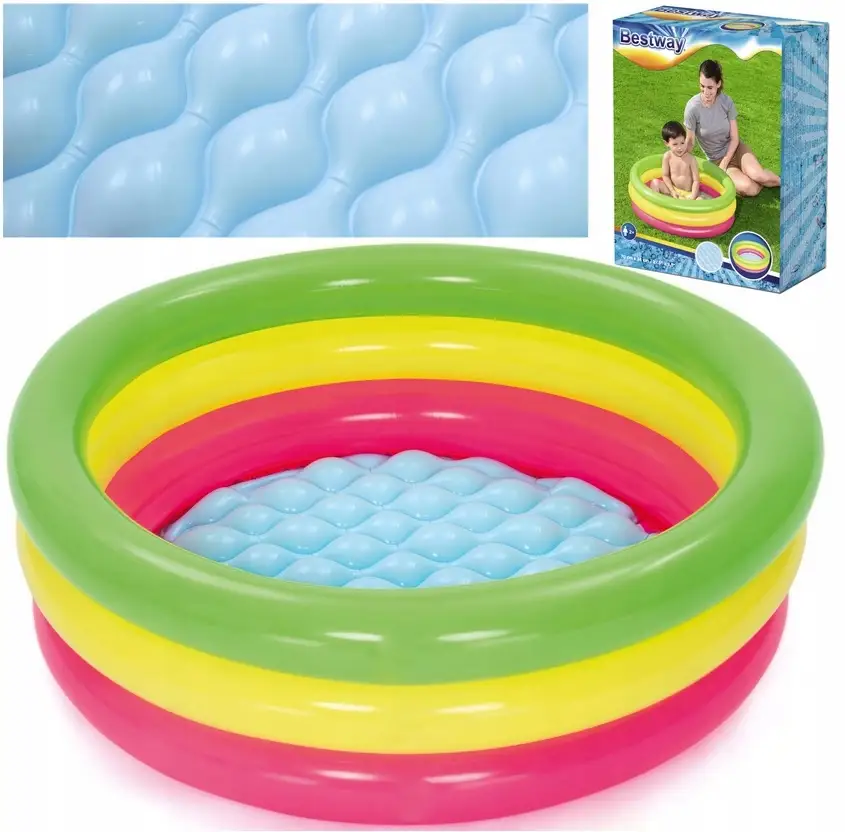 basen z miękkim dnem 3-ringi 70x24cm BESTWAY | 51128
