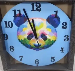 zegar ścienny  30cm  MIŚ KOLOROWY