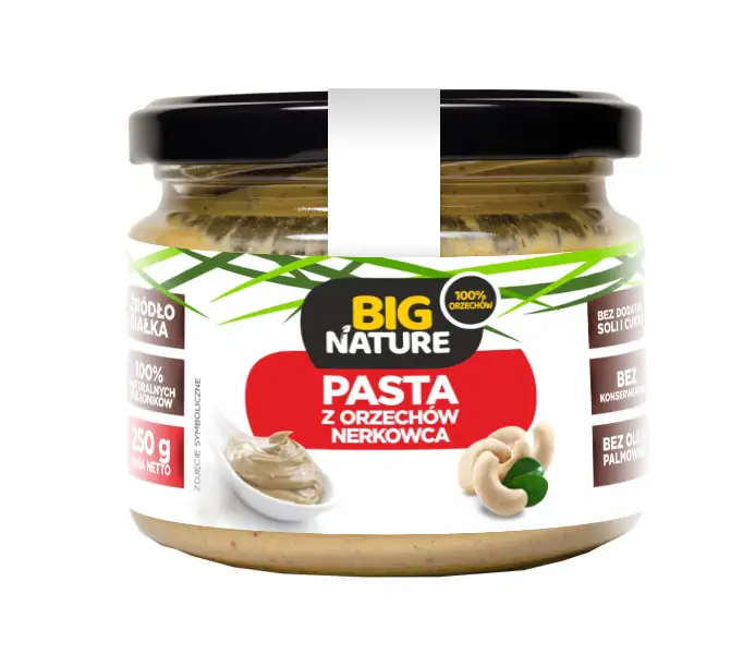 Pasta z orzechów nerkowca 250g  - BIG NATURE — 2