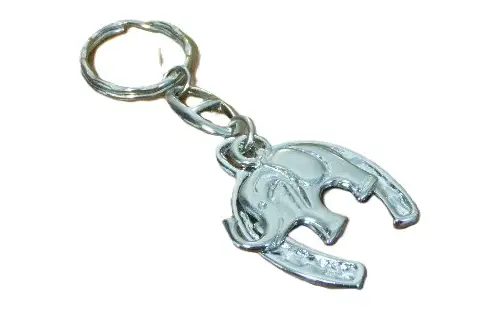 brelok metalowy słoń + podkowa 10 szt. — 2