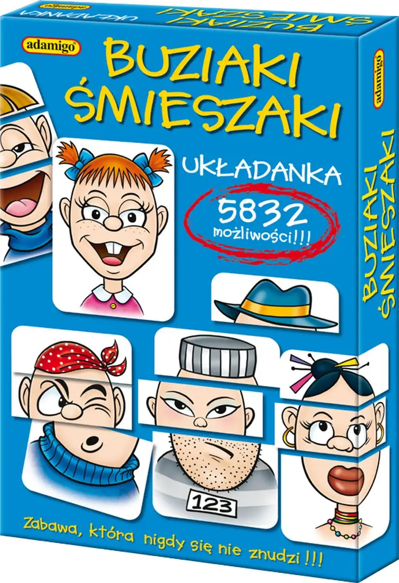 układanka buziaki śmieszaki