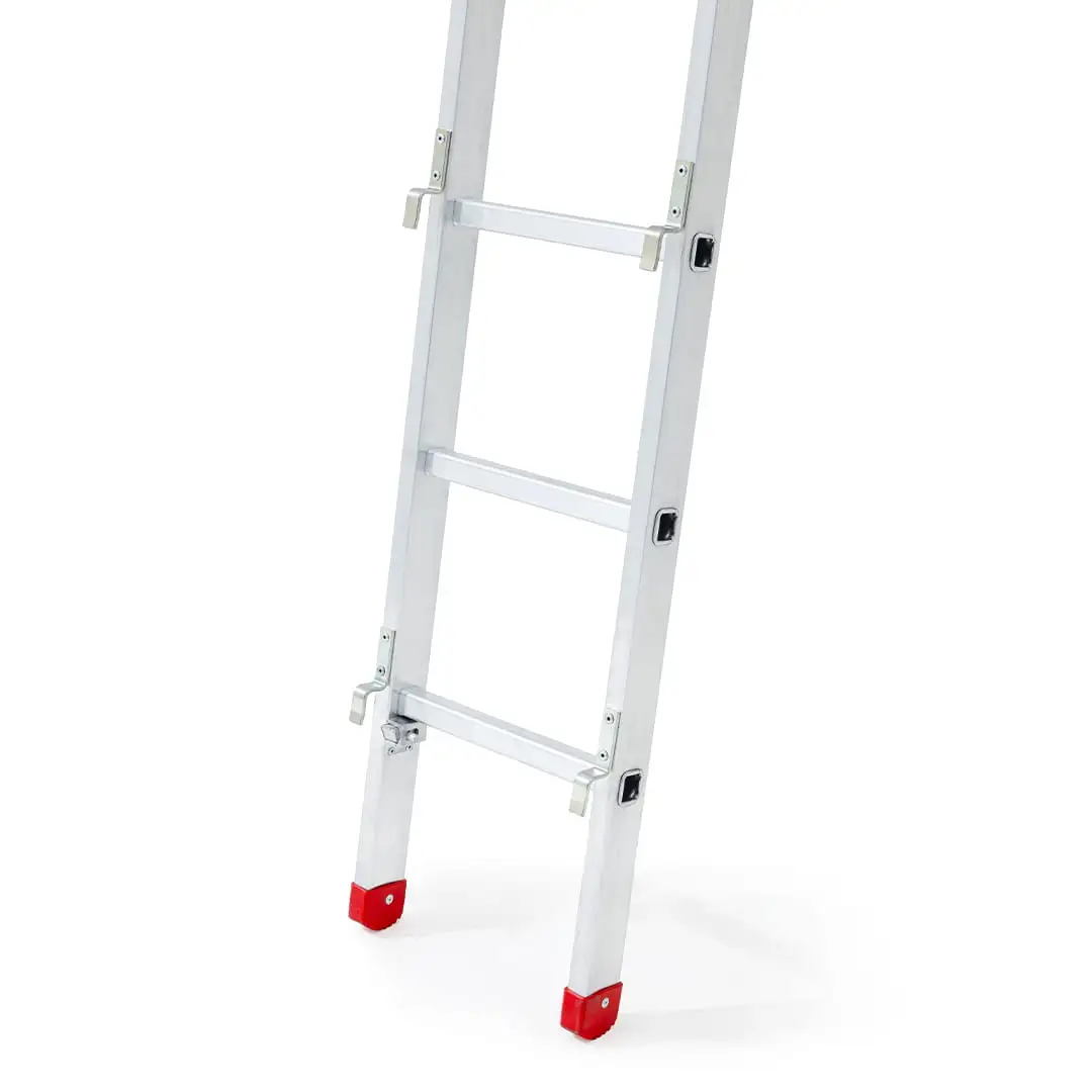 Drabina aluminiowa na schody profesjonalna FARAONE 3x9 AK280.3SC- 6,75 m — 9