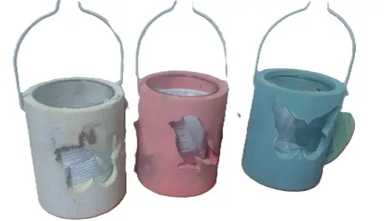 lampion drewno na tea light 903181