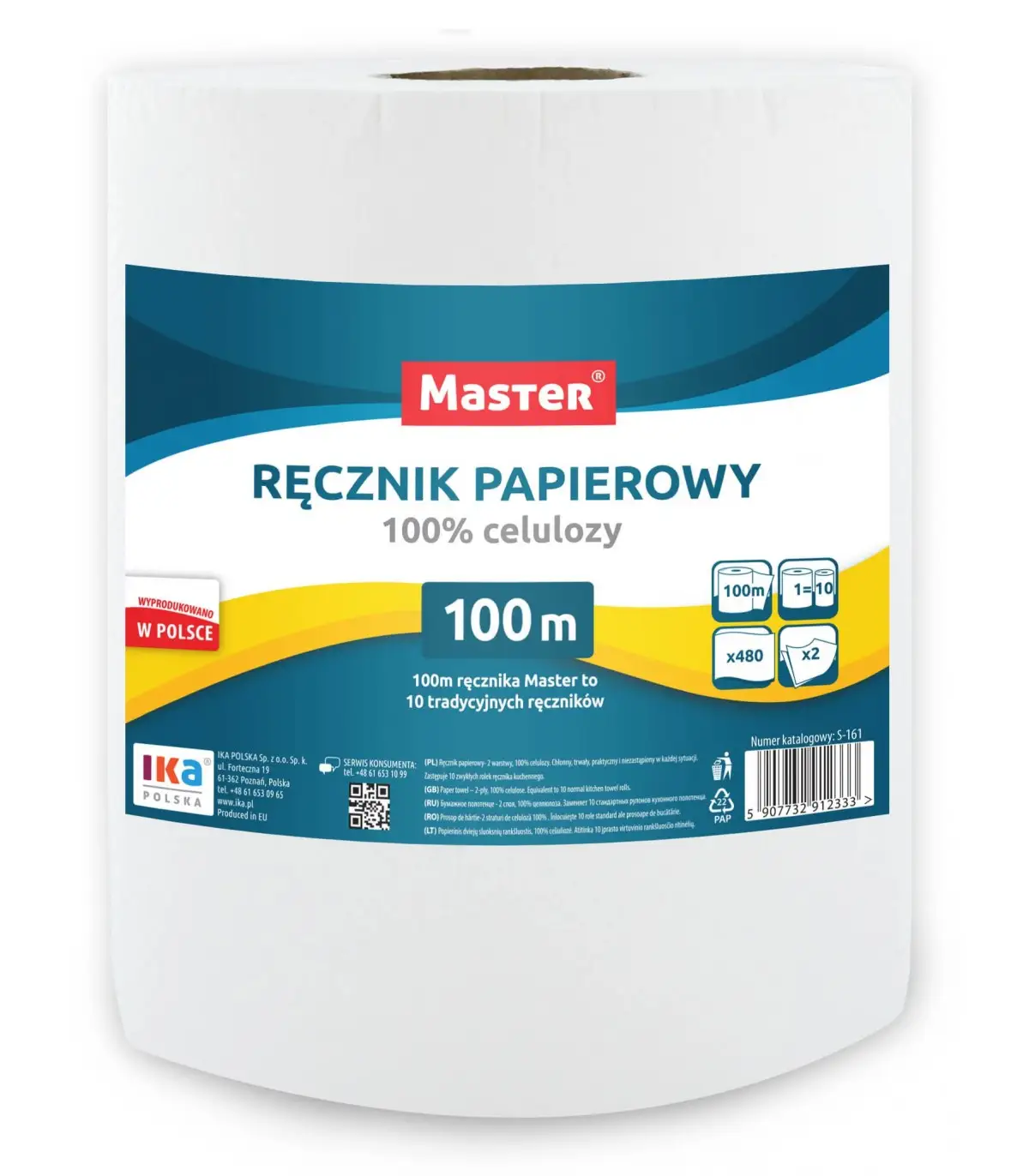 ręcznik papierowy 100% celuloza MASTER | S300