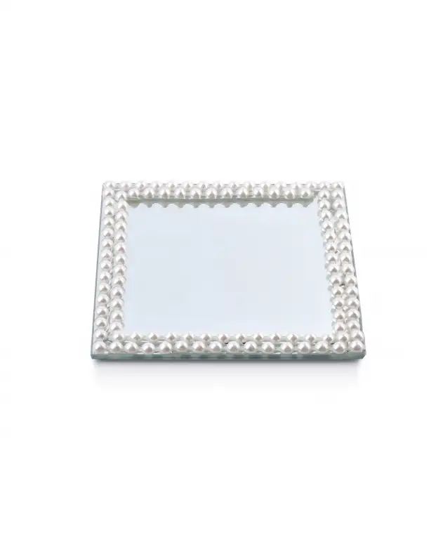MARGOT PEARL podstawka  lusterko  15 x 15 x h 1cm