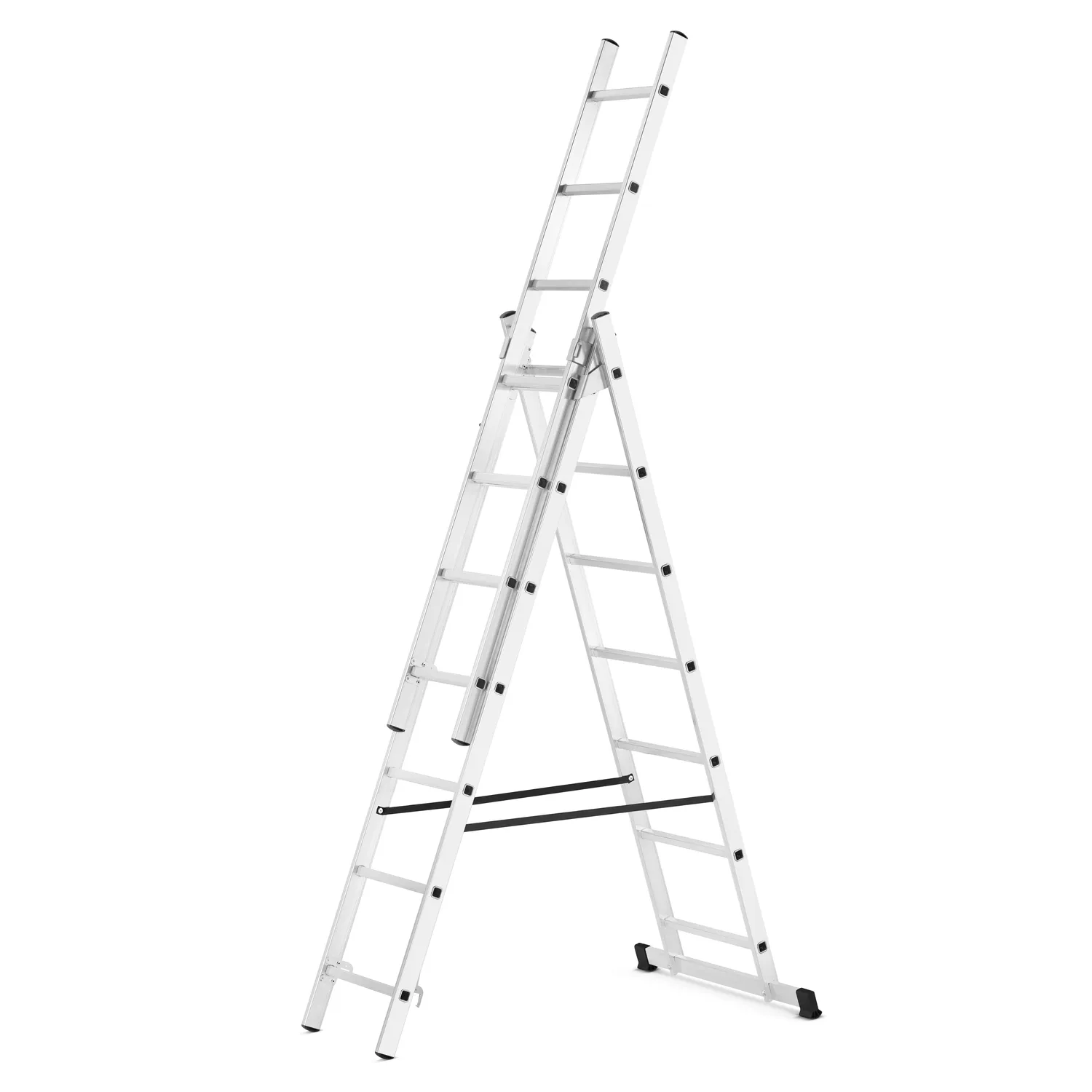 Drabina aluminiowa wielofunkcyjna z adaptacją na schody 3x7 HIGHER 150kg