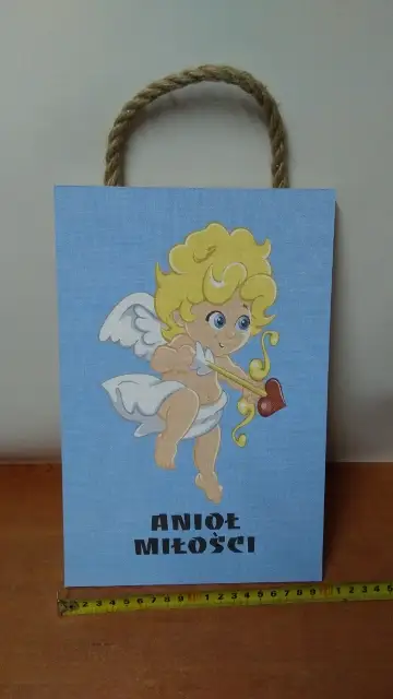 tabliczka/obraz do zawieszenia ANIOŁ