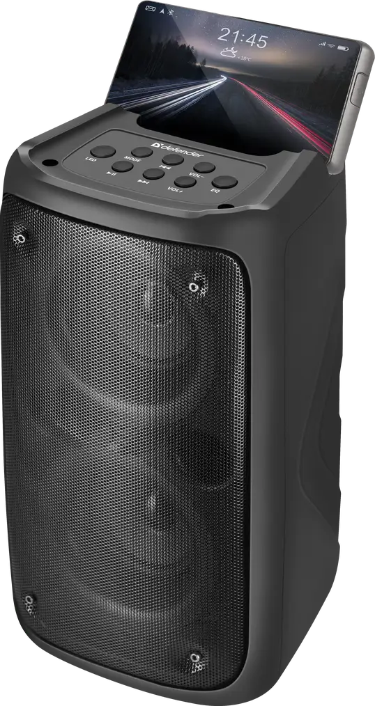 GŁOŚNIK DEFENDER BOOMER 20 BLUETOOTH 20W LIGHT/BT/FM/USB/AUX/MIC — 5