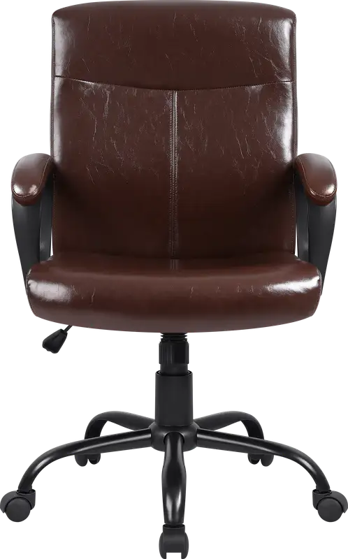KRZESŁO DEFENDER MADRID BROWN - BIUROWE - PU, 3 KLASA — 6
