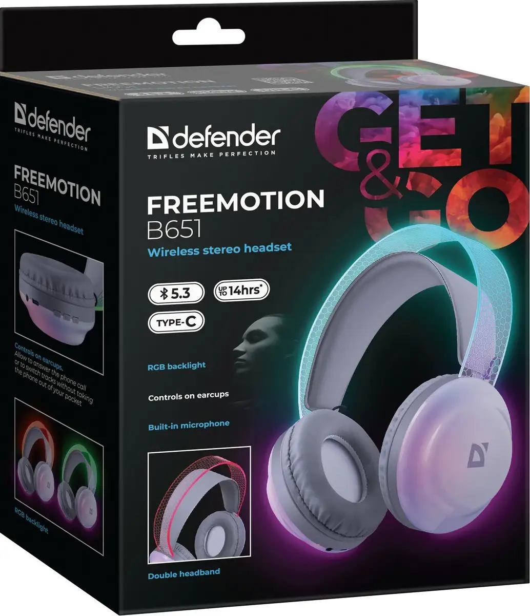 SŁUCHAWKI DEFENDER BLUETOOTH FREEMOTION B651 — 8