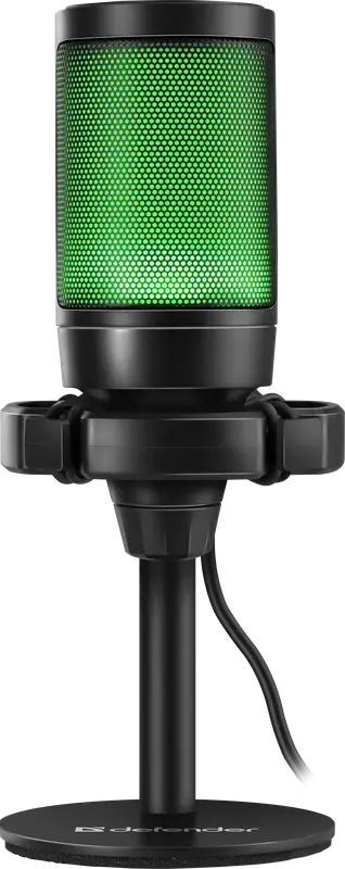 MIKROFON DEFENDER IMPULSE GMC 600 RGB STREAMING — 3