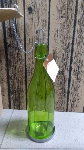 świecznik na tea light  BUTELKA 31cm