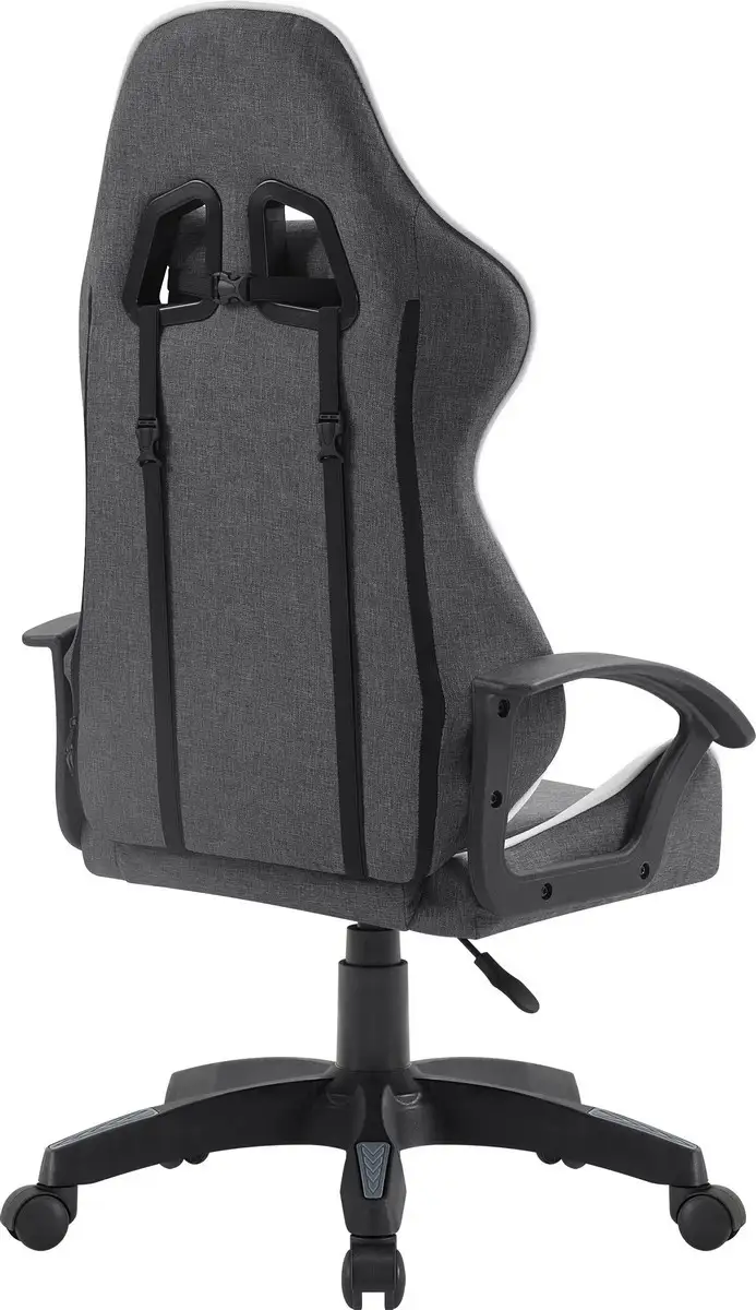FOTEL DEFENDER IBIS BIAŁO-CZARNY GAMING — 16
