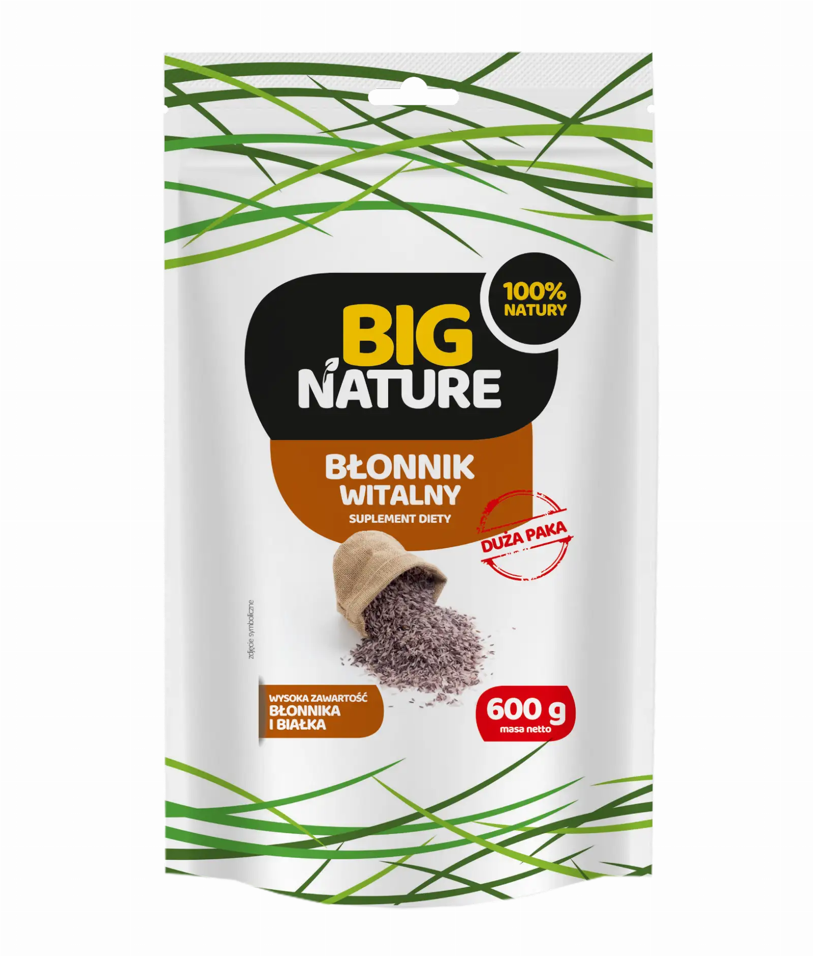 Błonnik Witalny 600g SUPLEMENT DIETY - BIG NATURE