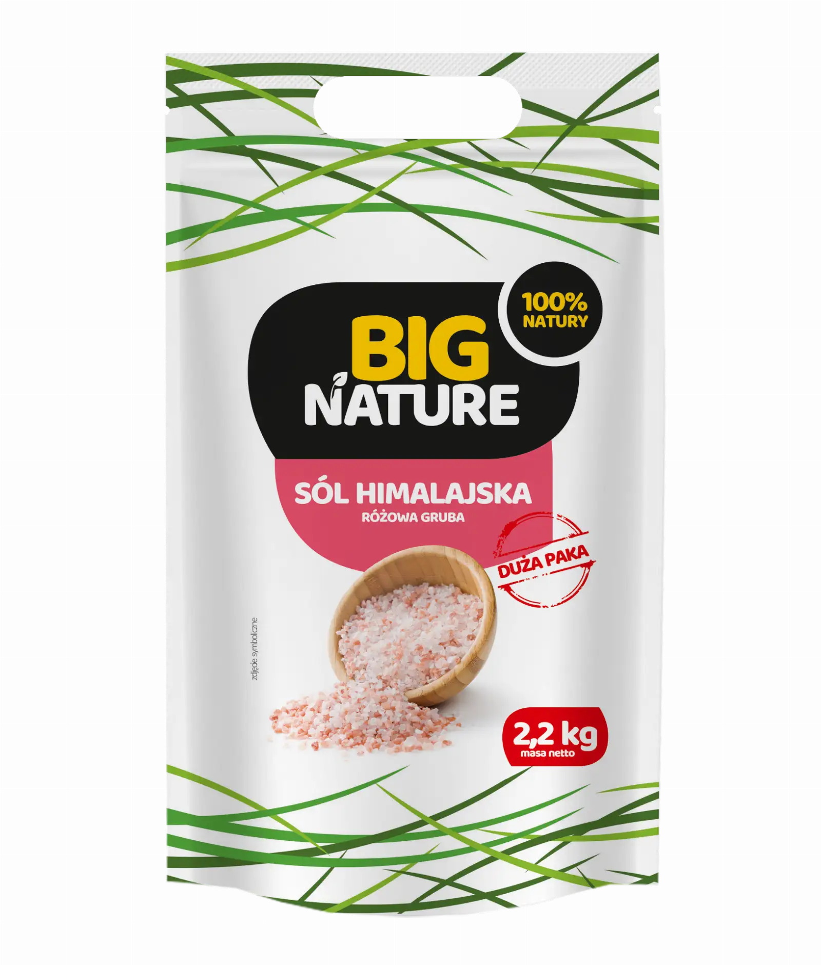 Sól himalajska różowa gruba 2,2kg — 2