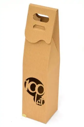 pudełko kartonowe  na alkohol 39x9x9cm  5szt. 100-LAT | RS8szare