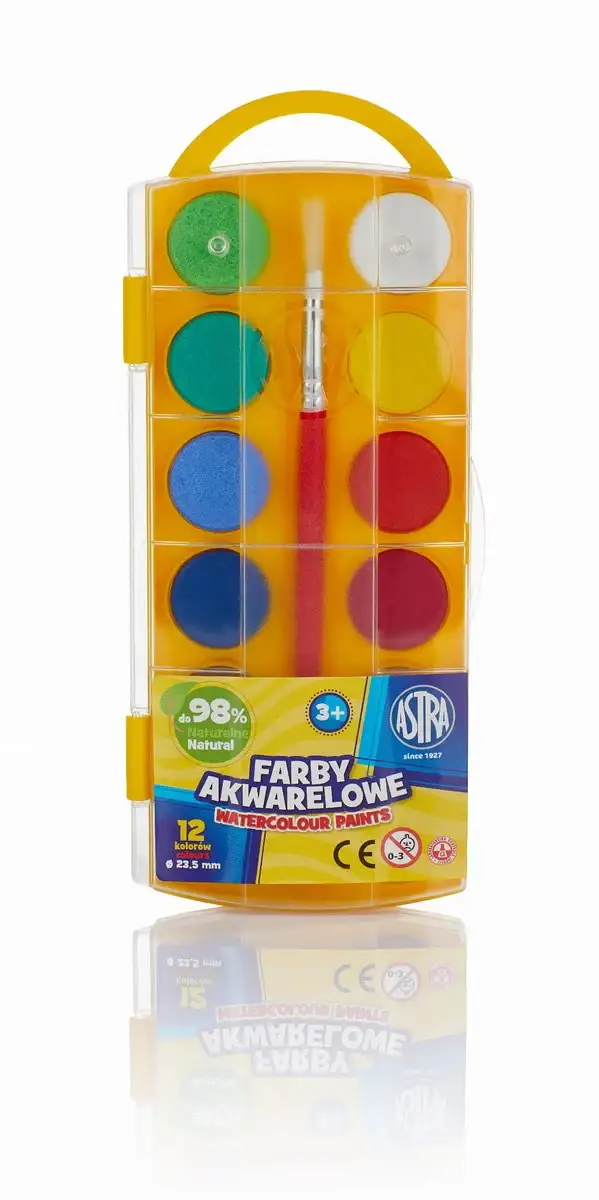 farby akwarelowe 12szt ASTRA 0212